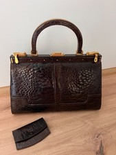 Tytul:Vintage Handtasche aus echtem Krokodill...