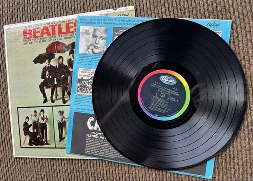 Beatles '65 Lp Vinyl 1964  MONO 'Glossy Label' T-2228 Pinckneyville Pressing
