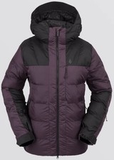 Volcom Women s Puffleup Puffer Jacket Blackbe...