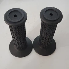 old school Retro O2 black bmx bike grips new
