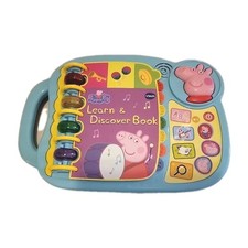 VTech Peppa Pig Learn and Discover Book Electronic Talking Light Up Toy