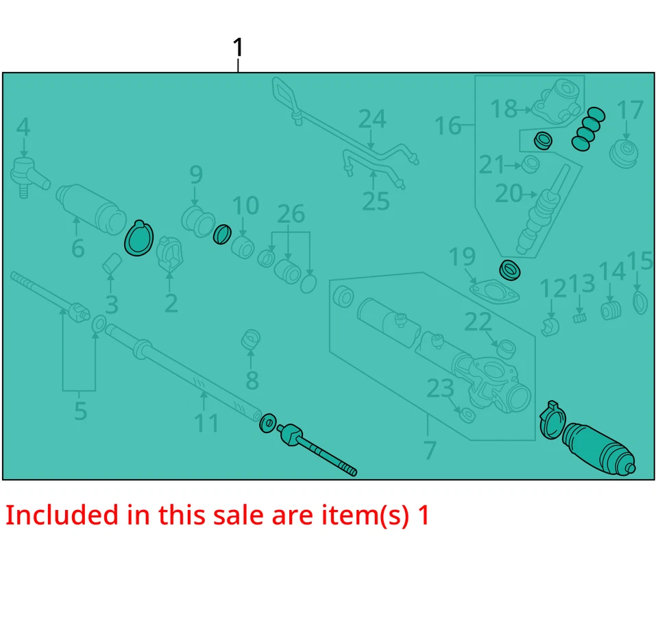 Portaequipajes y piñón de dirección Toyota Camry 2000-2001 XF7D9 Foto 2 de 3