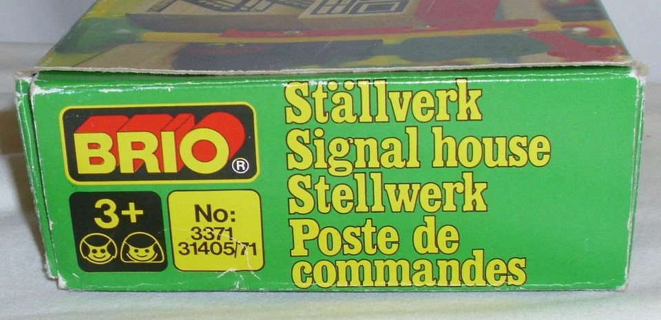 BRIO SEÑAL CASA Y SEÑALES TREN DE MADERA JUGUETE EN CAJA 31405 Foto 3 de 3