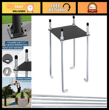 Universal Basketball Hoop Anchor Kit 7" or 9" - Easy Relocation Ground Mounting