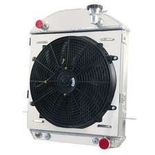 4 Row Radiator Fan Shroud For 1917-1927 Ford Model T Bucket For Chevy Engine