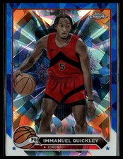 Immanuel Quickley Topps Chrome 2023-24 Sapphire Edition #131 Toronto Raptors