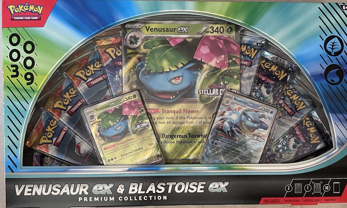 Pokemon TGC: Venusaur ex and Blastoise ex Premium Collection | eBay