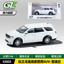 Greenlight 1:64 2022 Dodge Durango Pursuit White Police SUV Diecast