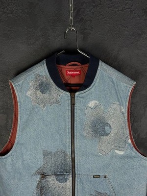 Supreme Nate Lowman Work Vest Denim (Large) | eBay