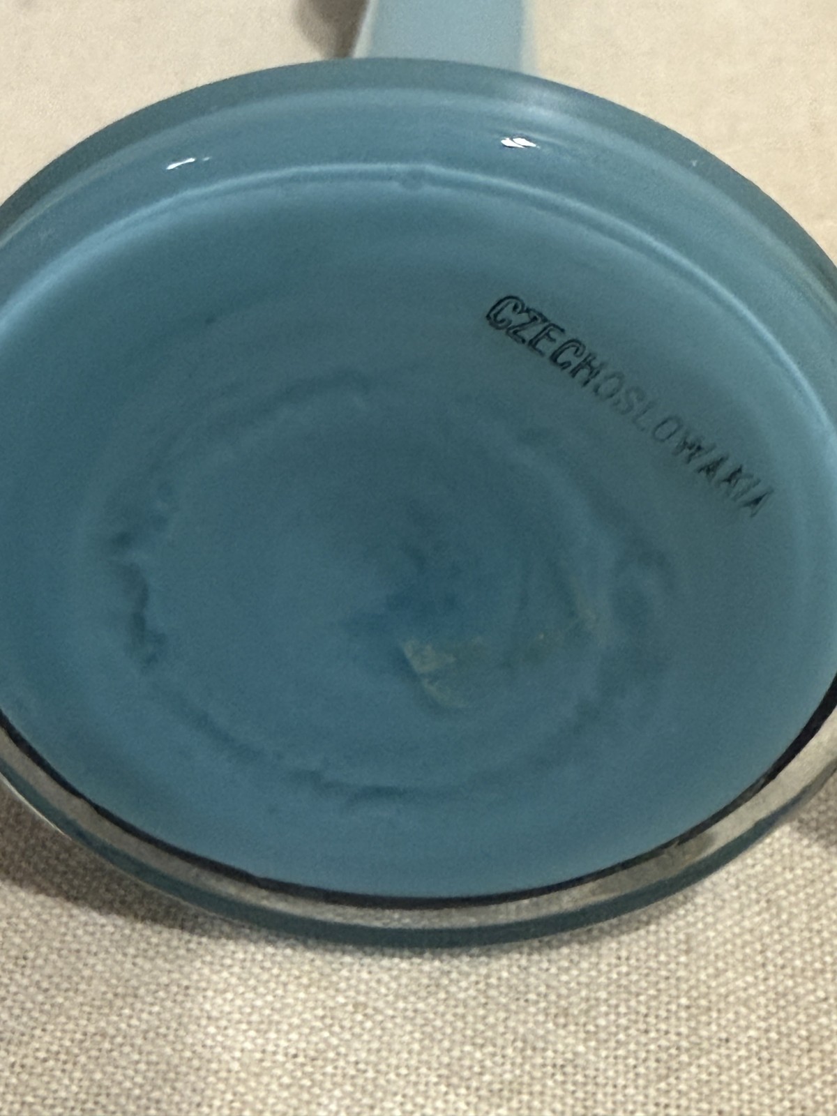 3 Vintage Czech Cased Glass Bud Vases Lovely!