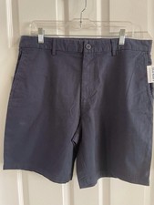 Old Navy Slim Built In Flex Mens Size 36 Navy Blue Shorts