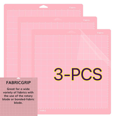 3PCS Fabric Grip Cutting Mat for Cricut Maker 3/Maker/Explore 3/Air 2/Air 12x12