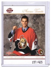 Antoine Vermette 2003-04 Pacific Supreme Rookie Red Parallel Card #130 /425