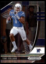 Tony Pollard 2020 Panini Prizm Draft Picks #98 Memphis Tigers NFL READ FREE SHIP
