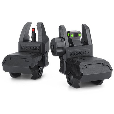 Fiber Optic Sights,with Green and Red Full Fiber Optics Dots Polymer Fiber Op...