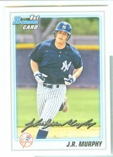 J.R. Murphy NY Yankees 2010 Bowman Prospects Card