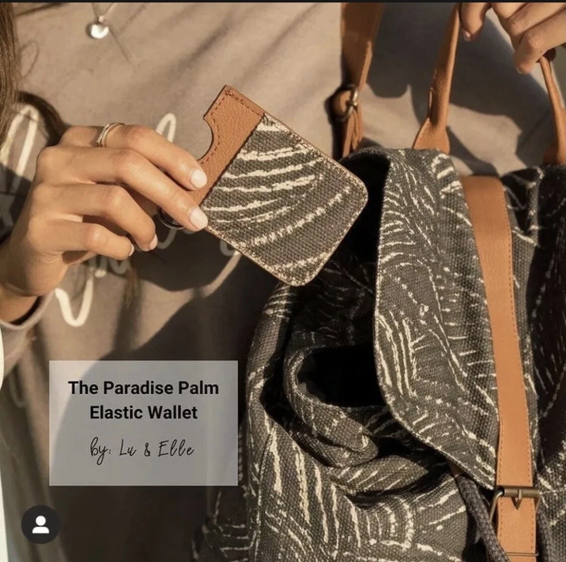 Lu u0026 Elle Paradise Palm Backpack and Wallet NWT $145 | eBay