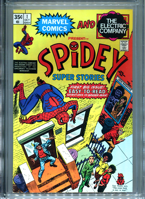アメコミ Spidey #1 Marvel 1974年 Spiderman Spidey Super Stories #1 (Marvel 1974) CGC Certified 8.5 | eBay