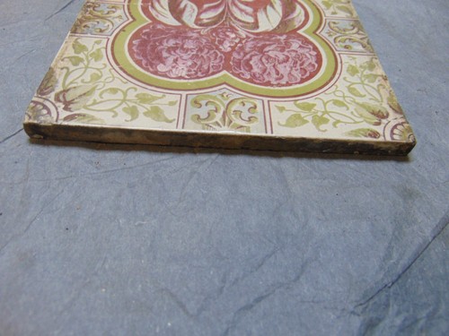 Tile Fireplace Ceramic Tiles Wall Trivet Antique ref 913 (FREE UK POSTAGE) - Picture 2 of 3