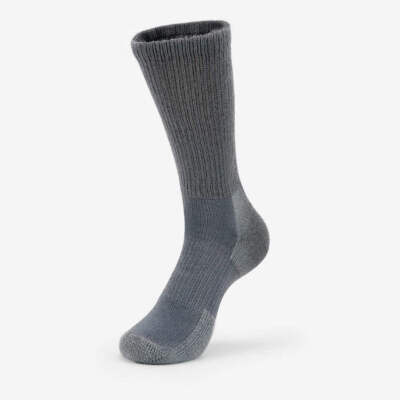 Thorlos Unisex WX Walking Moderate Cushion Crew Sock - Grey NWT