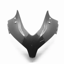 FRONT UPPER NOSE HEADLIGHT FAIRING COWL For 2013-2018 HONDA CBR500R Carbon Fiber