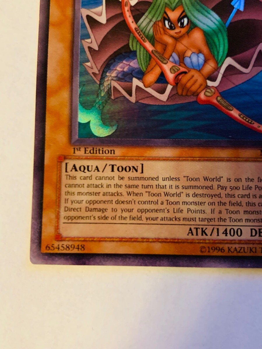 Yugioh Toon Mermaid MRL-072 1st Edition Ultra Rare | eBay
