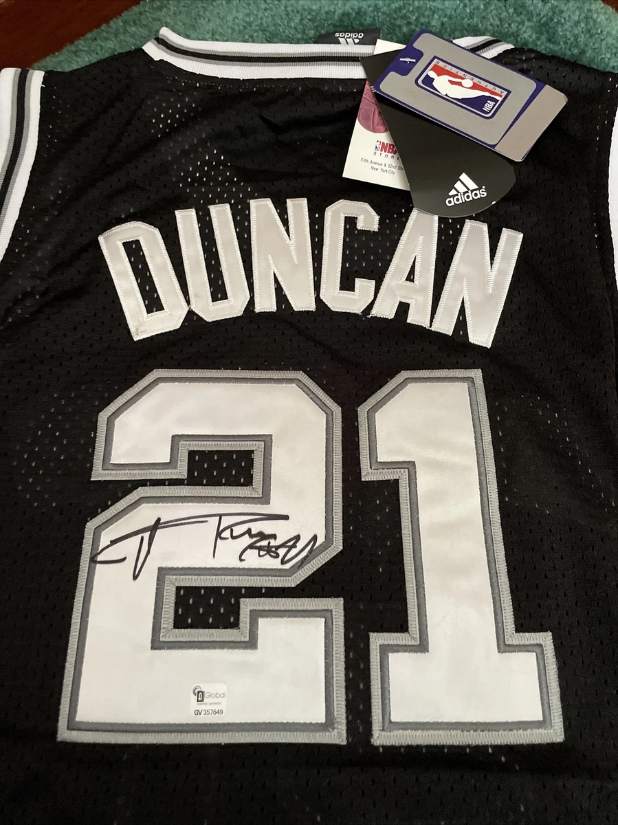 Tim Duncan signed jersey PSA/DNA Wake Forest Autographed Spurs