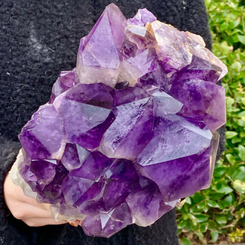 16.64LB Natural Amethyst Backbone Crystal Raw Ore Specimen Stone Healing - Zdjęcie 3 z 12
