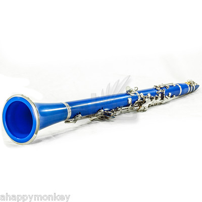 GREAT GIFT* SKY Bb Blue Clarinet Package Nickle Silver Keys German