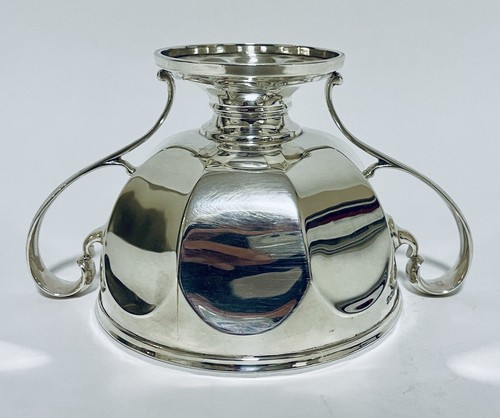 Antique Solid Sterling Silver Twin Handled Bowl Cup Sibray Hall 1919 - Picture 13 of 14