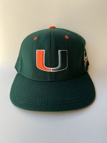 Vintage Miami Hurricanes FlexFit Fitted Hat - Picture 1 of 4