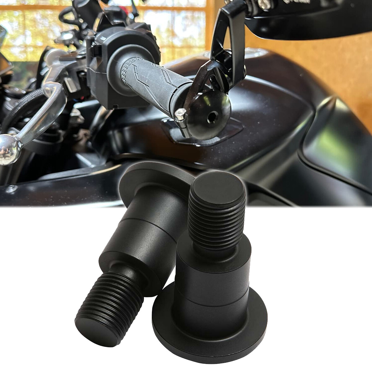 Pair For Yamaha XSR700 XSR900 M16 Handlebar Bar Ends Weight Mirror