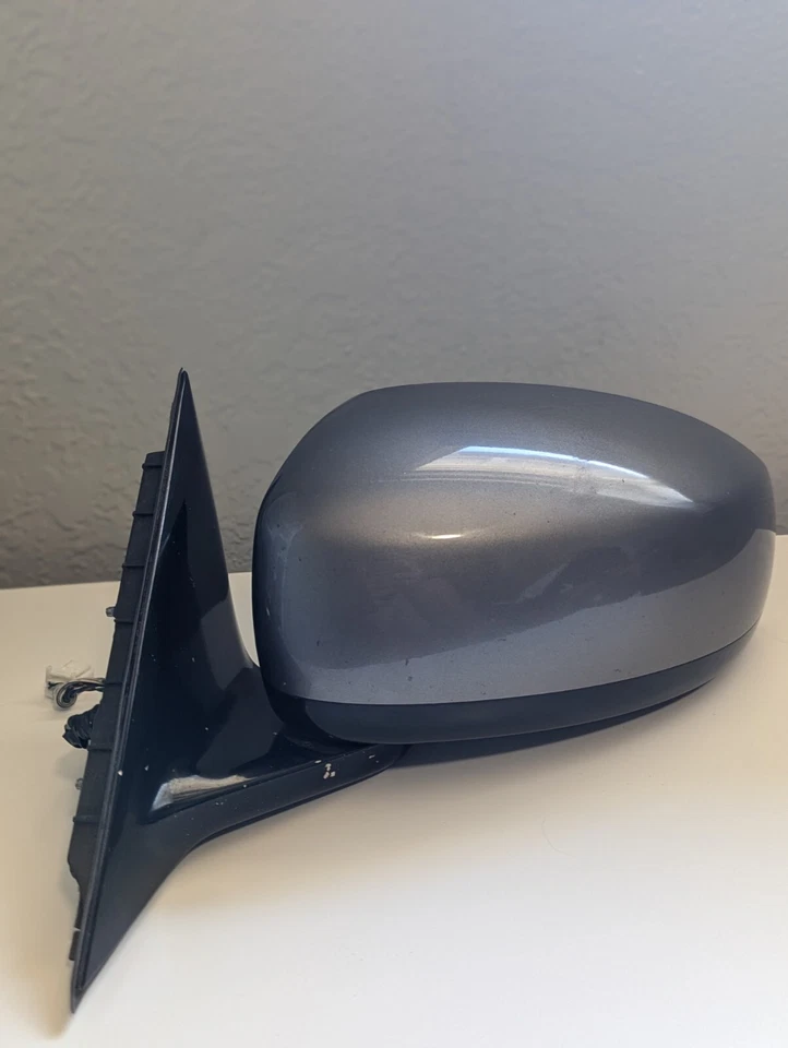 Espejo retrovisor eléctrico para puerta lateral izquierda Infiniti M45 M35 2006-2008 gris oscuro plateado Foto 2 de 4
