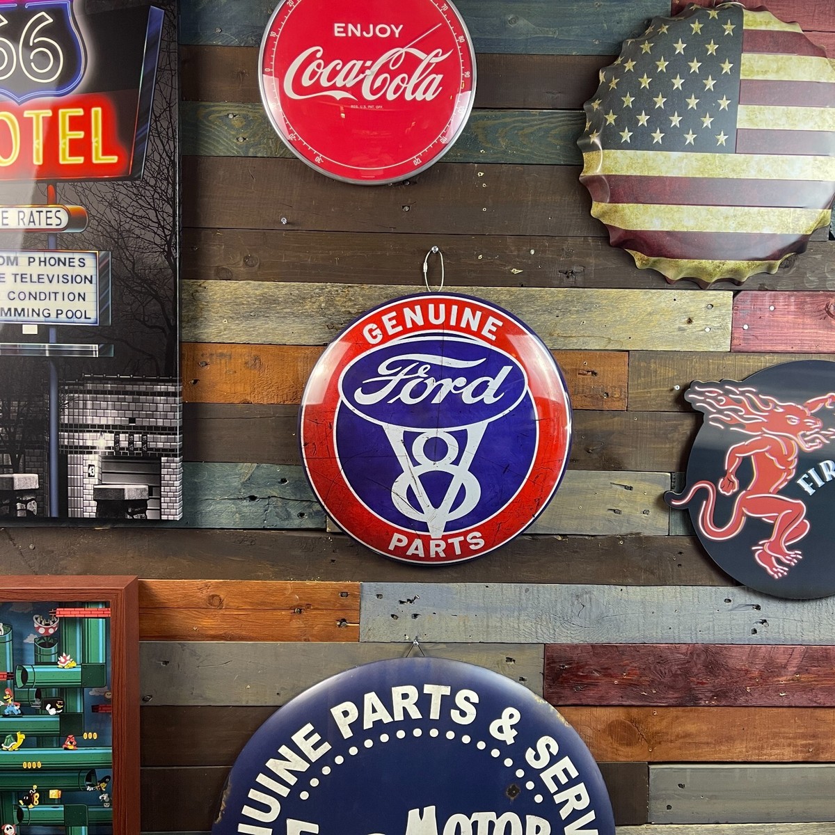 Ford V8 Genuine Parts Dome and Rounded 16