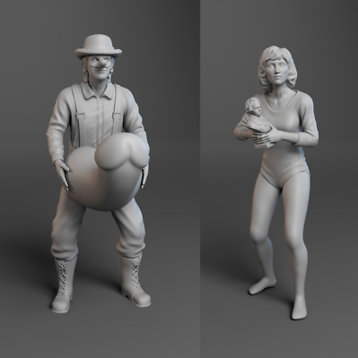 A Clockwork Orange フィギュア4体セット&ロッキングマシーン CLOCKWORK ORANGE ALEX + ROCKING MACHINE + CAT LADY + Beethoven 3D