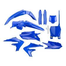 Cycra Powerflow Complete Plastic Kit Set Blue Fits YAMAHA YZ250F YZ450F