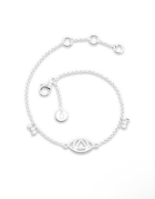 Daisy London Good Karma Evil Eye Bracelet in Sterling Silver - KBR3013