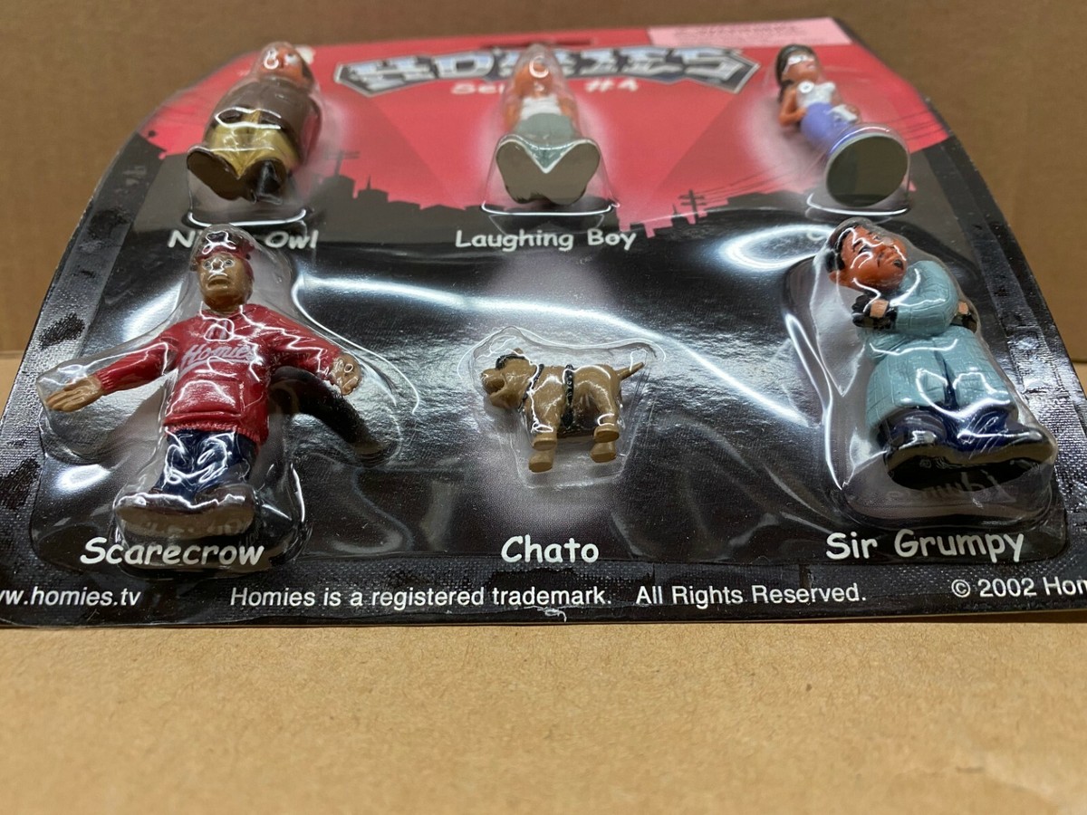 HOMIES - Series 4 - Night Owl-Laughing Boy-Chuca-Scarecrow