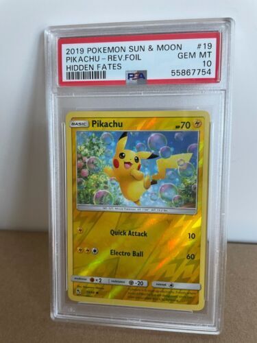 Pikachu Illustrator Holographic Gem Mint 10 Slabbed Display Proxy Card  HANDMADE Holy Grail PSA Inactive 