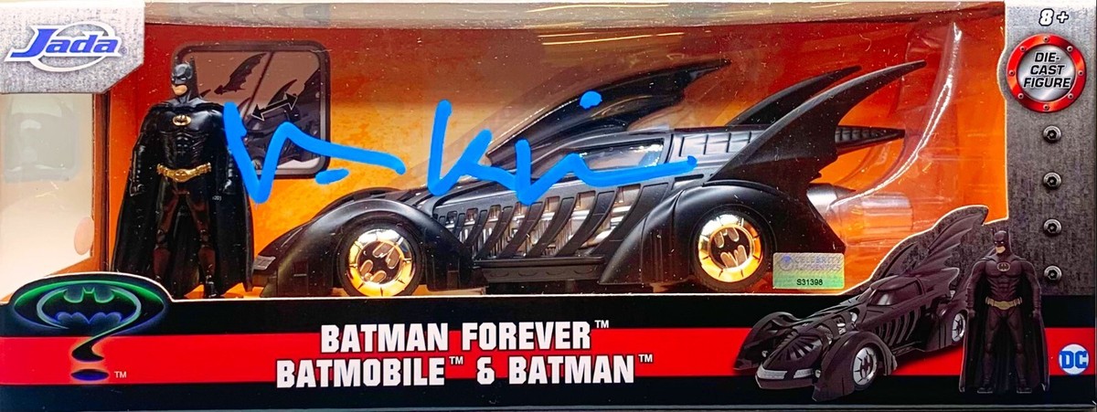 Val Kilmer autographed signed die-cast Batmobile Batman Forever