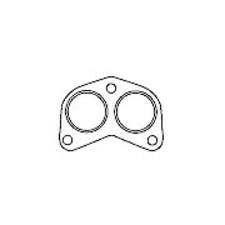 HJS Dichtung, Abgasrohr Eingang, hinten, vorne