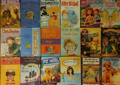 RANDOM Lot of 10 3rd Grade Chapter Books ACCELERATED READER Level 3 Unsorted Mix