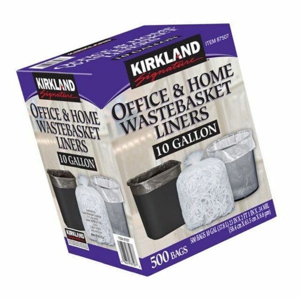 clear wastebasket liners