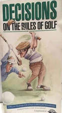 USGA Official- Decisions on the Rules of Golf US Golf Association paperback