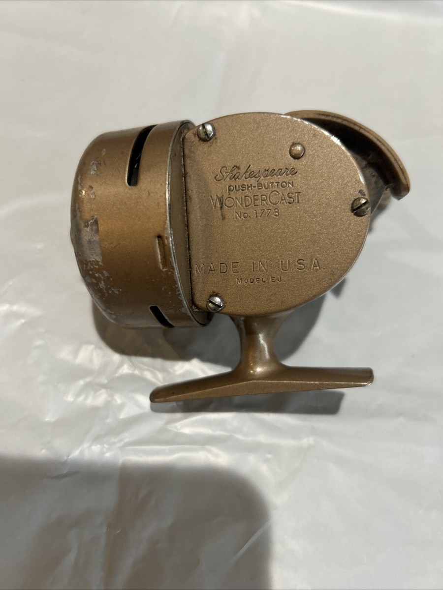 Vintage Shakespeare Reel Shakespeare Push Button Wonder Cast Vtg