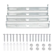 4 Packs Universal Light Fixture Mounting Bracket Square Kit,4.7 inch Ceiling ...
