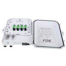 ABS Plastic FTTH Fiber Distribution Box 8 Port Terminal Junction Splitter SC