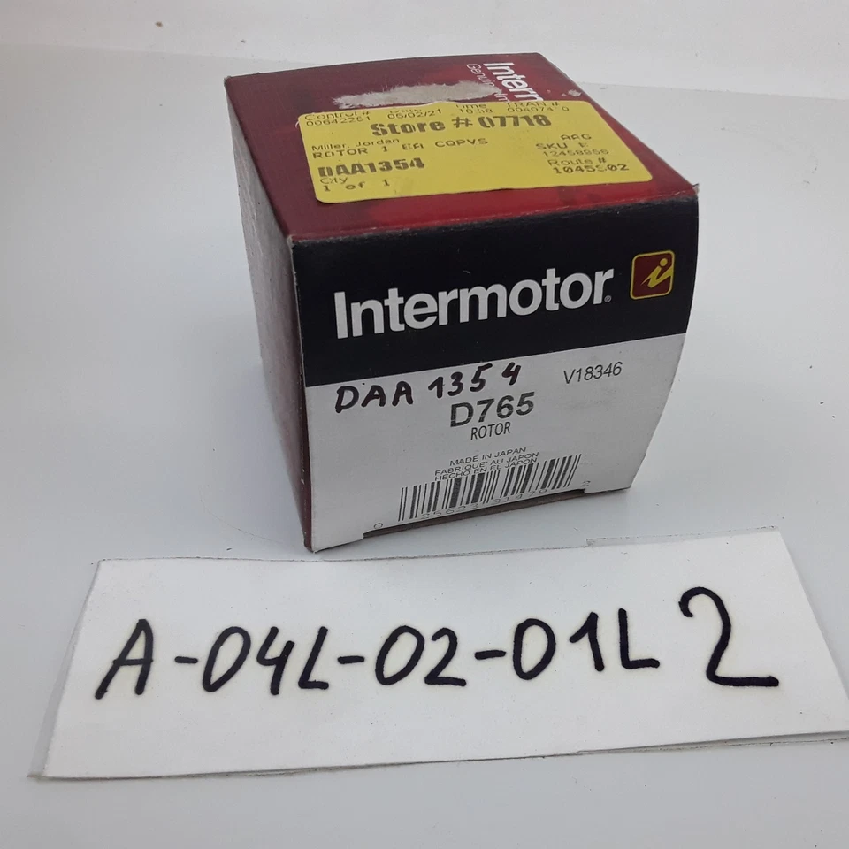 Rotor distribuidor Intermotor D765 compatible con Acura Integra (1997 1998 1999 2000 2001) Foto 4 de 4