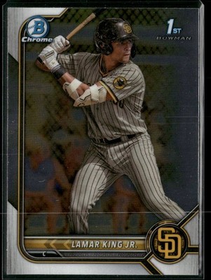 2022 Bowman Draft #BDC-143 Lamar King Jr. Chrome