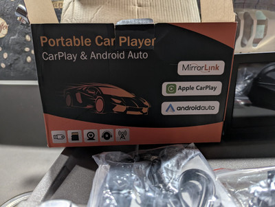 9'' Autoradio Mit Portable Apple Carplay Bildschirm Android 13 Bluetooth 2+32GB